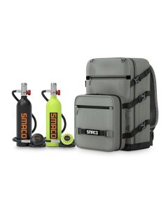 SMACO B-01 Tauchrucksack + SMACO S400 1L Mini Tauchflasche Kit