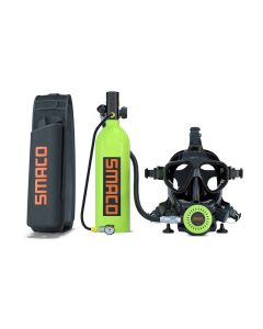 SMACO S400 Pro 1L Mini-Tauchflasche mit Vollgesichtsmaske